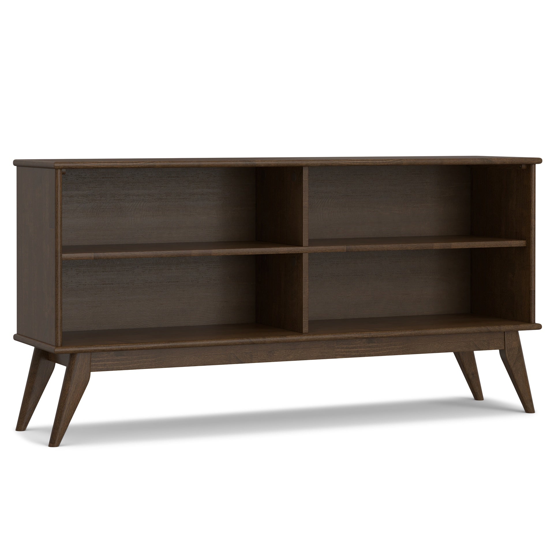 Draper Mid Century Low Bookcase