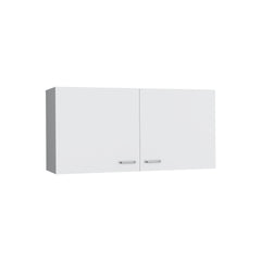 Napoles 39" W Double Door Wall Cabinet White