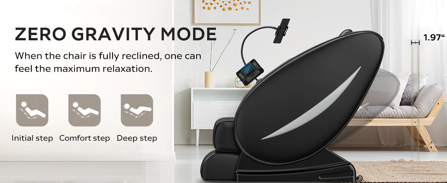 Massage Chair Recliner with Zero Gravity with Full Body Air Pressure