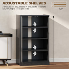 Media Cabinet, Stereo Cabinet, Record Player Stand with Vinyl Record Storage