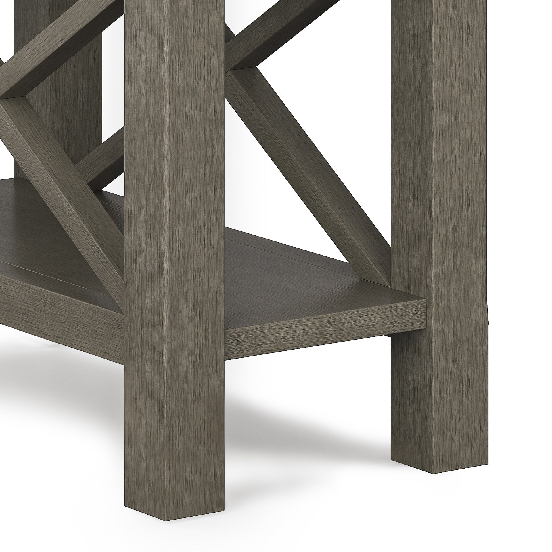 Kitchener - Narrow Side Table - Farmhouse Grey