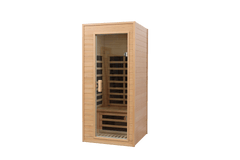 Hemlock One-person far infrared roof embedded indoor sauna room (Left & Right)