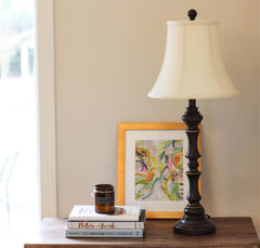 Slant Bell Softback Lampshade with Washer Fitter, Egg
