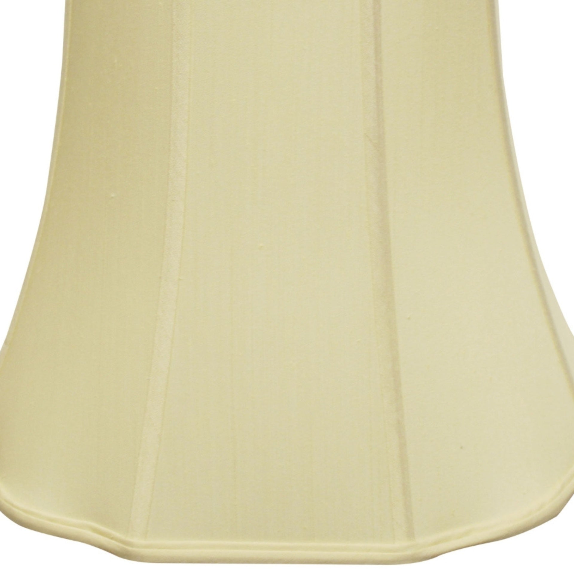 Slant Fancy Octagon Softback Lampshade with Washer Fitter, Antique White