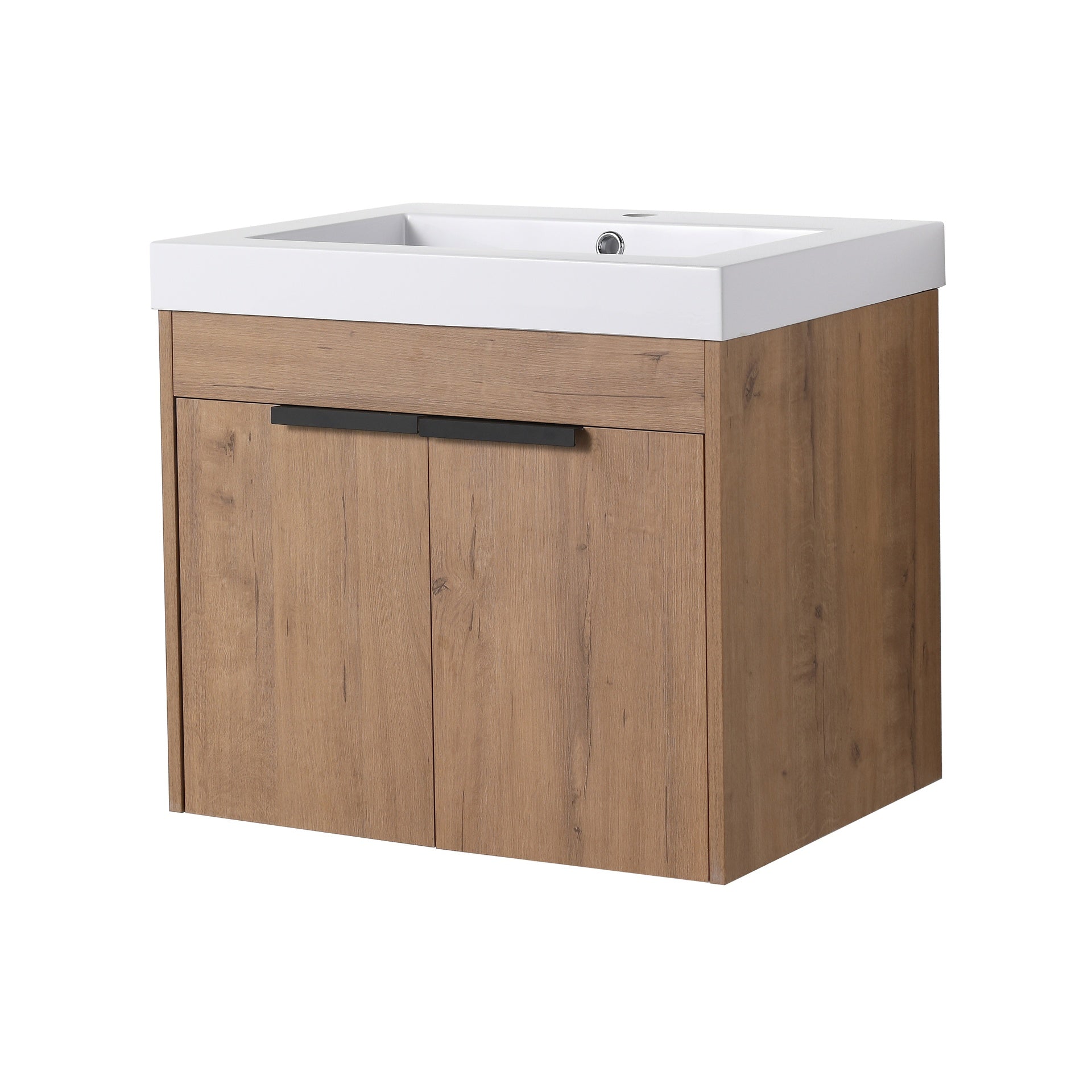 24 Inch Bathroom Vanity With Top,Resin Basin,Soft Closing Doors(KD-PACKING)