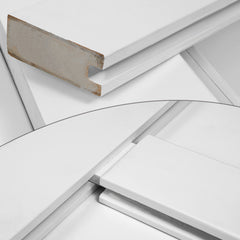 CRAZY ELF 32" x 80" Star Style Real Primed Door Slab, DIY Panel Door, Modern Interior Barn Door, Moisture-proof, Anti-deformation, Pre-Drilled Ready to Assemble, Suitable for Pre-hung and Barn Door