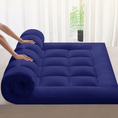 Topper Pad for Mattress Navy King