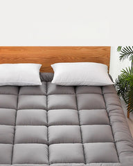 Topper Pad for Mattress Gray Full