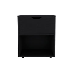 Nightstand Altheimer, Bedroom, Black