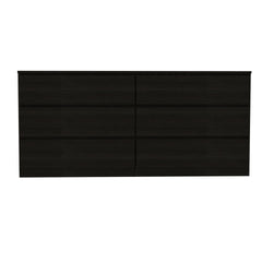 6 Drawer Double Dresser Tronx, Bedroom, Black