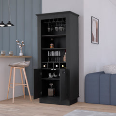 Bar Cabinet Provo, Living Room, Black