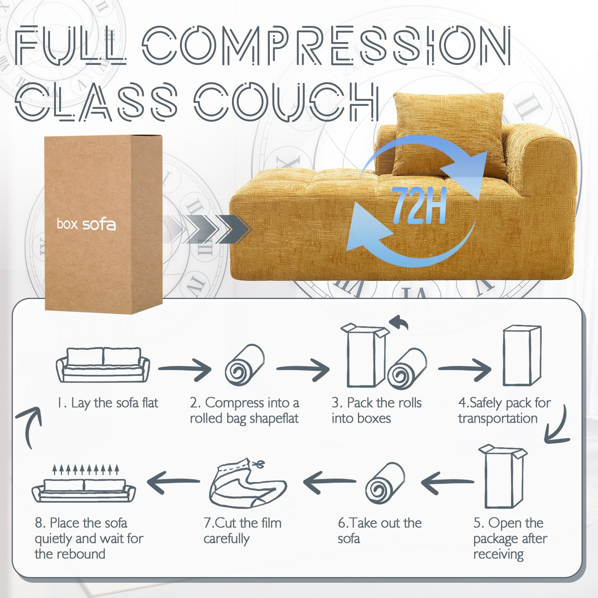 UNITED WE WIN Chenille Loveseat Sofa,Minimalist Modular Couches Sleeper for Living Room Bedroom Apartment Lounge
