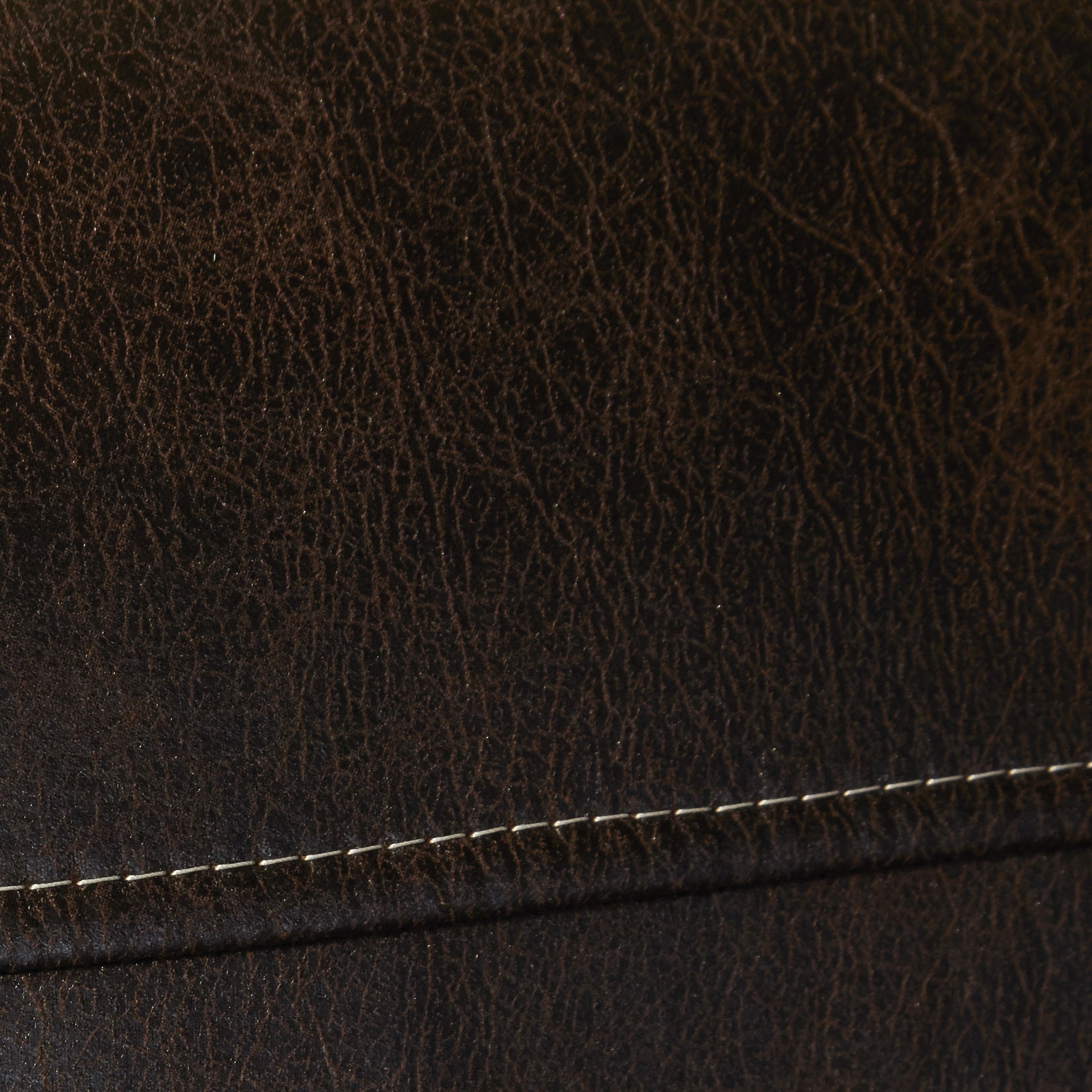 Leinster Fabric Upholstered Nailhead Loveseat in Espresso