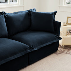 RSF sofa slip cover -Blue Chenille