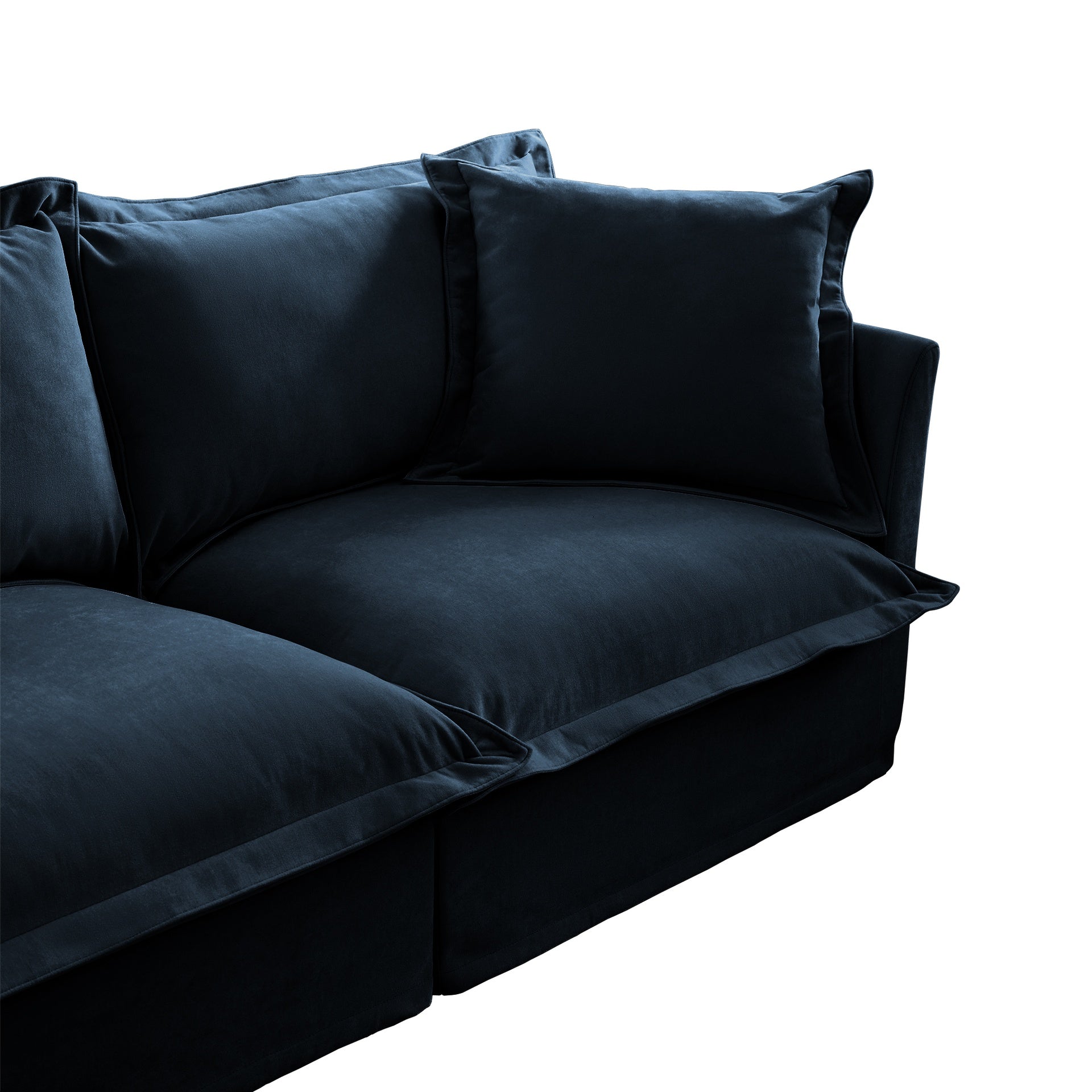 RSF sofa slip cover -Blue Chenille