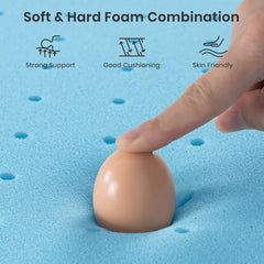 Queen Mattress Topper, 3 Inch Gel Infused Memory Foam Mattress Topper, Cooling Mattress Pad for Pressure Relief Back Pain, CertiPUR-US Certified