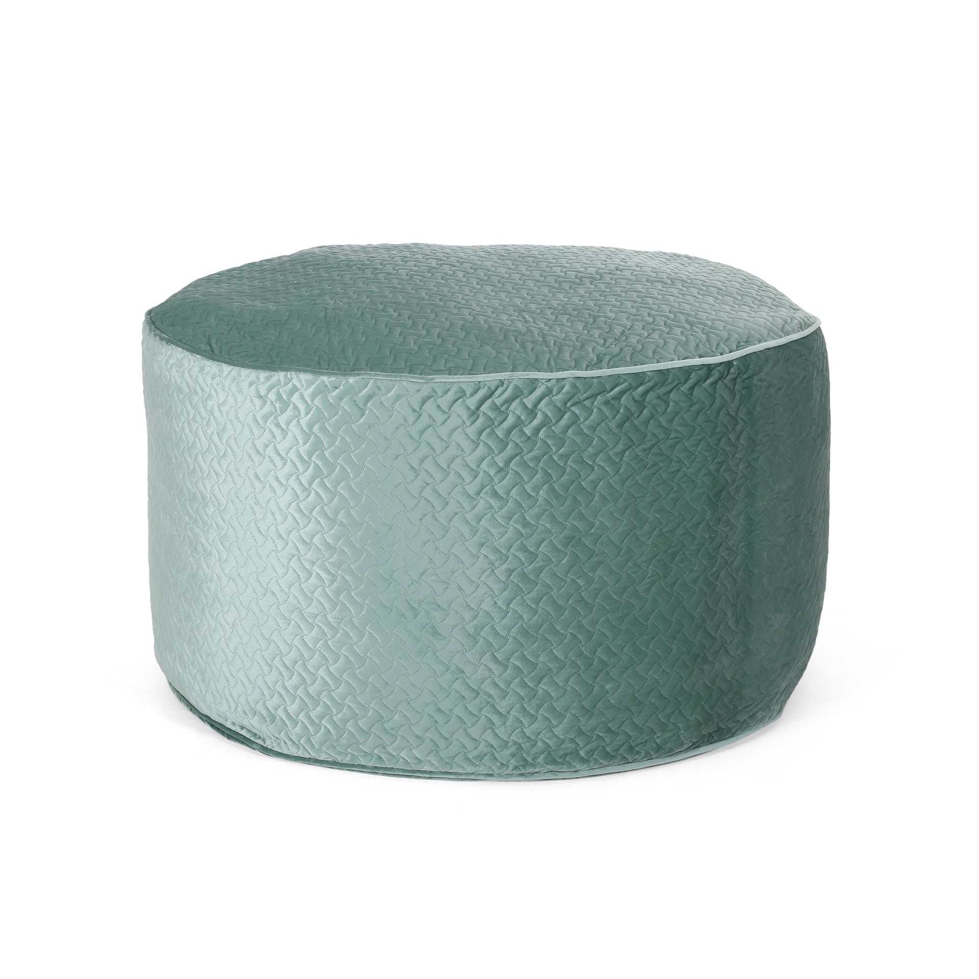 Borroco 4 Foot Short Cylindrical Bean Bag, Teal