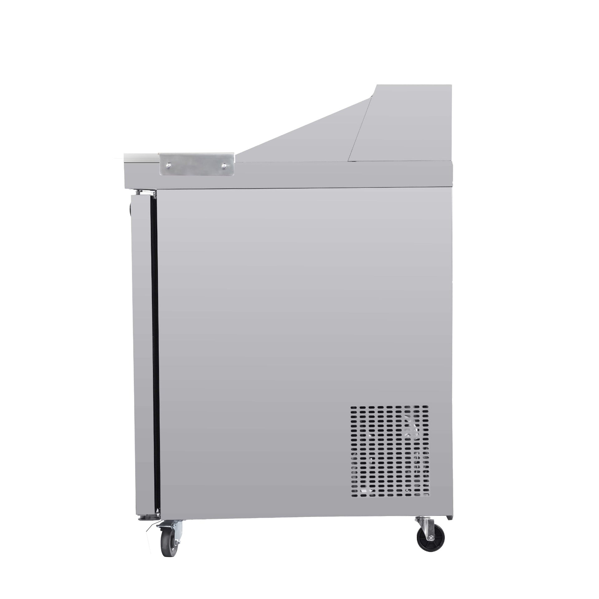 48" Coolchef Mega Top Refrigerated Sandwich Prep Table.NSF, ETL & DOE Certified.Energy-Efficient.Commercial-Grade Stainless Steel.Easy Maintenance
