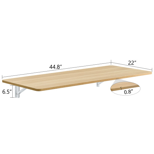 Laundry Room Folding Table Wall Mounted Folding Table for Small Spaces,Fold Down Desk,Workbench,Addition to Garage & Shed/Home Office/Laundry Room/Home Bar/Kitchen & Dining Room,45*22*6.5 inches.