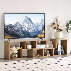 2 Pieces Cube TV Stand,Free Combination Gaming Entertainment Center Media Stand,Open Storage Bookcase Shelf for Living Room,2 Shelf Bookcase L-Shaped TV Console Stand