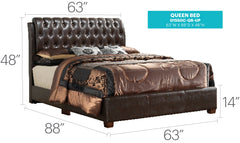 Stylish Contemporary Queen Bed