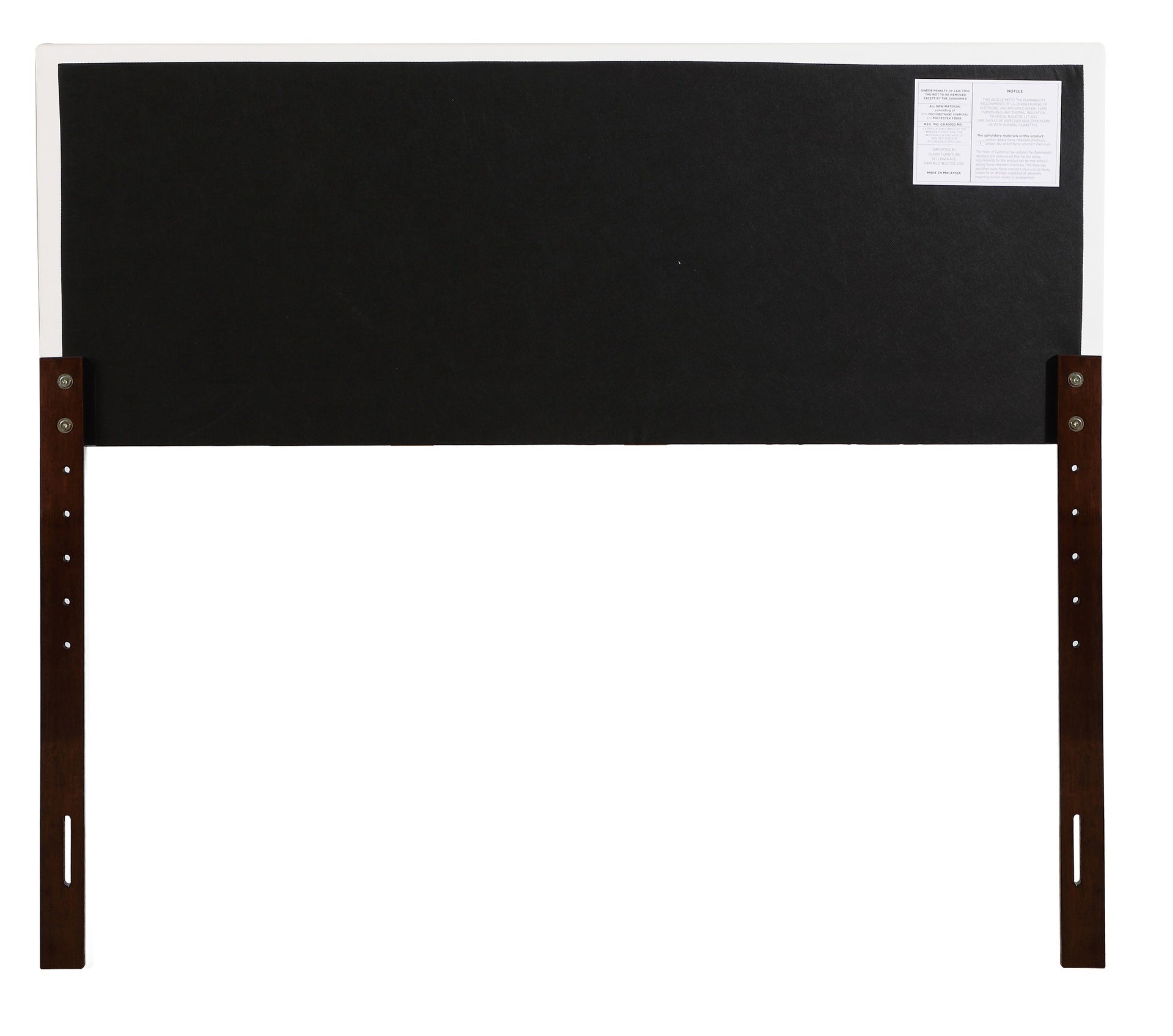 Elegant White Casual Full Headboard