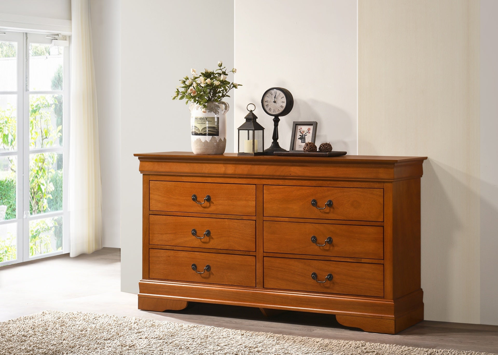 LouisPhillipe G02160-D Dresser , Oak