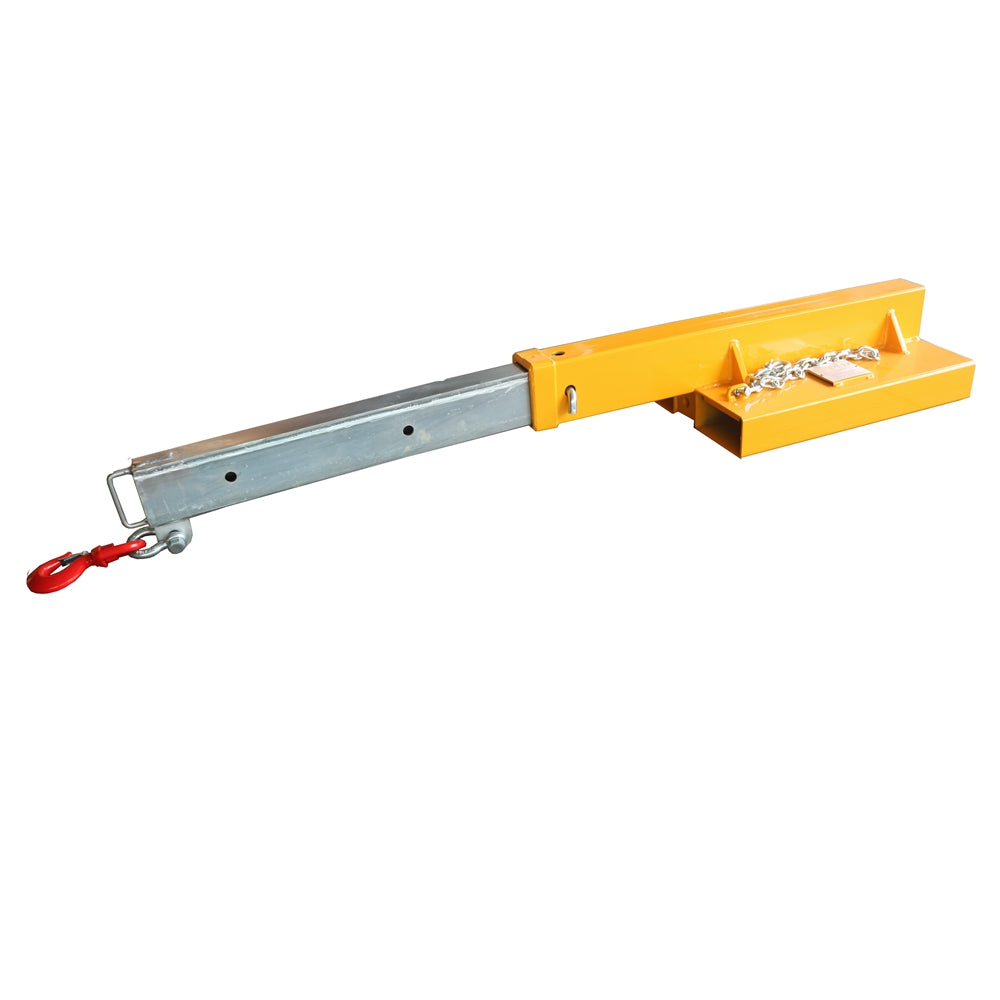 Forklift Short Mobile Crane Lifting Hoist Jib Boom 9900lb Capacity Attachments