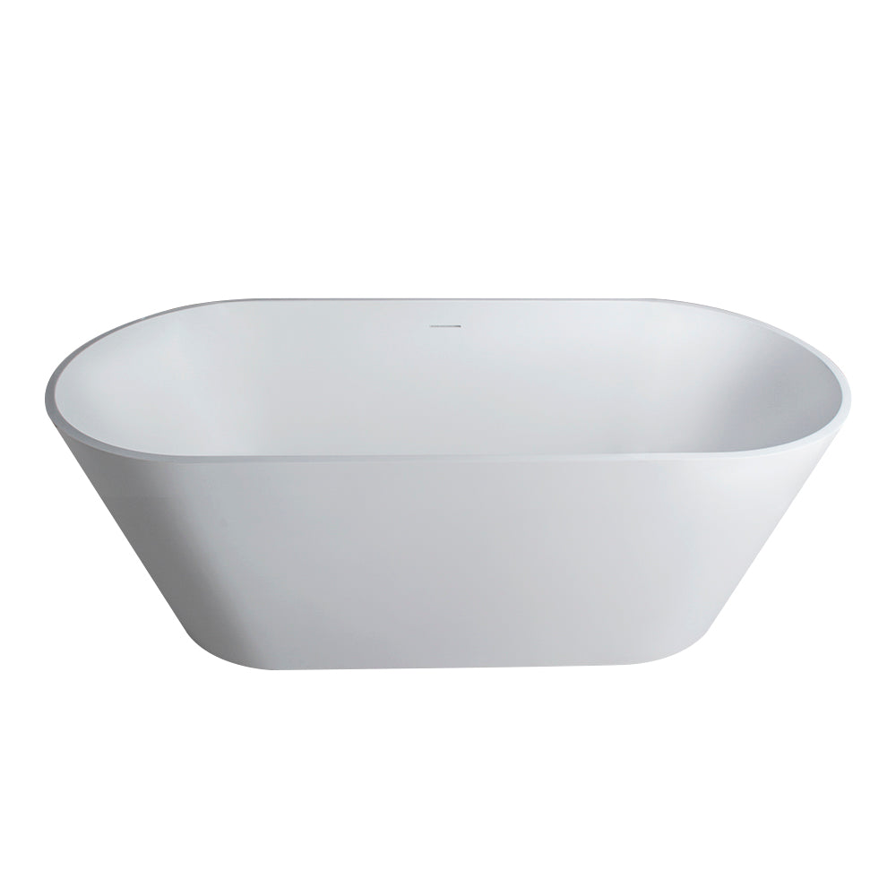 65 inch freestanding solid surface soaking bathtub for bathroom