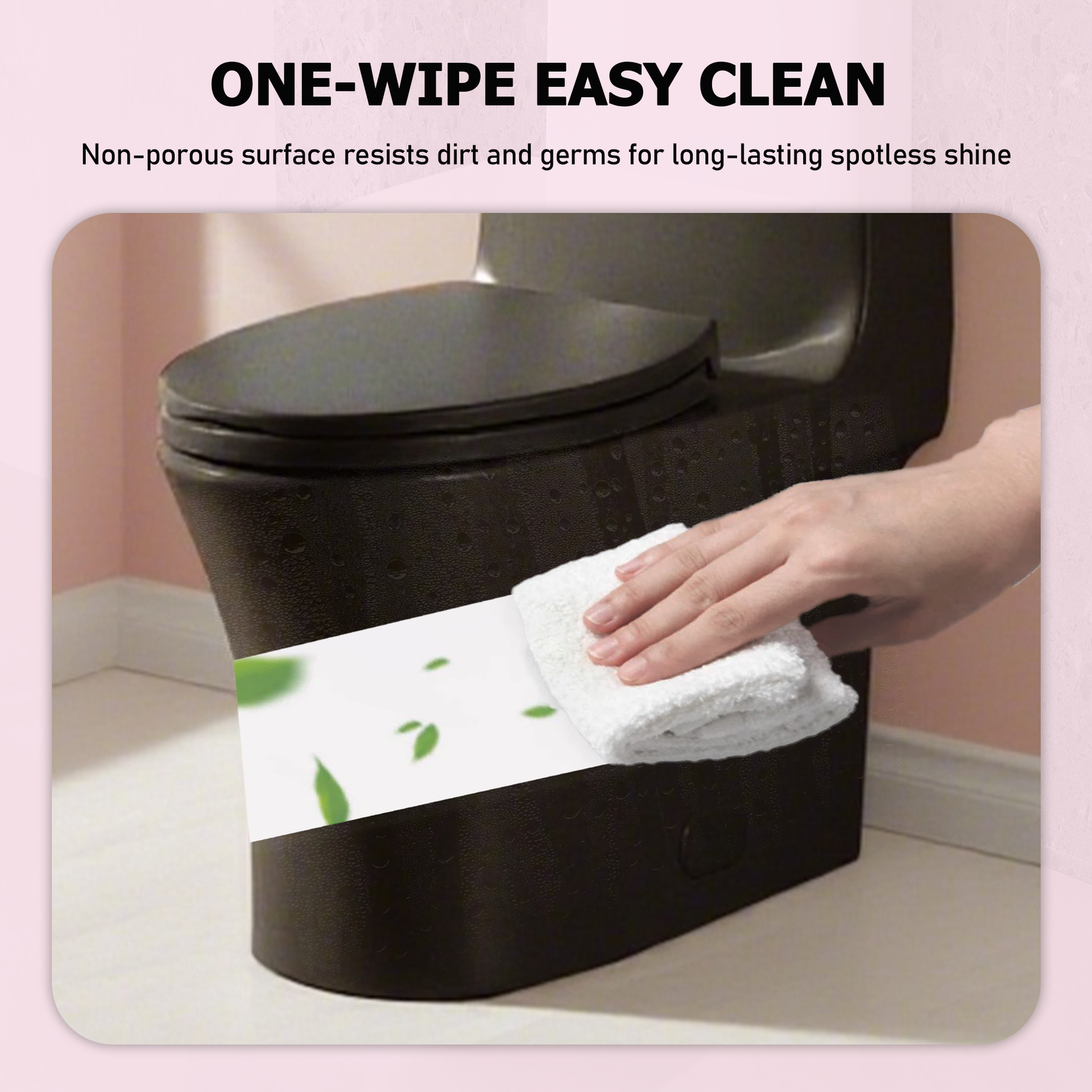 1.1/1.60 GPF Dual-Flush One Piece Toilet, Water-Saving Elongated Comfort Height Floor Mounted, Soft Closing Seat, 1000 Gram Map Flushing Score Toilet, Matte Black CM-24T02-MB