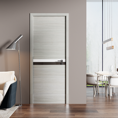 CRAZY ELF 30 "x 80" Melamine Integrated Door Slab, No Assembly Required, Covered With 2mm Thick Melamine Protective Layer, Environmental-Friendly, Waterproof, Moisture-proof, Deformation Resistant