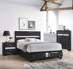 Modern Luxury 1pc Glam 5-Drawer Chest Pullout Jeweler Tray Silver Panel Bedroom Solid Wood Wooden Furniture