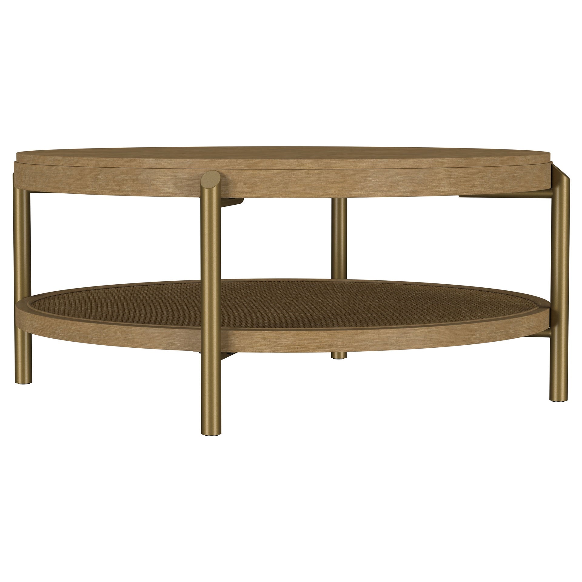 Benson Sand Wash 2-piece Round Coffee Table Set