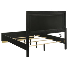 Sophia Black 4-piece Eastern King Bedroom Set