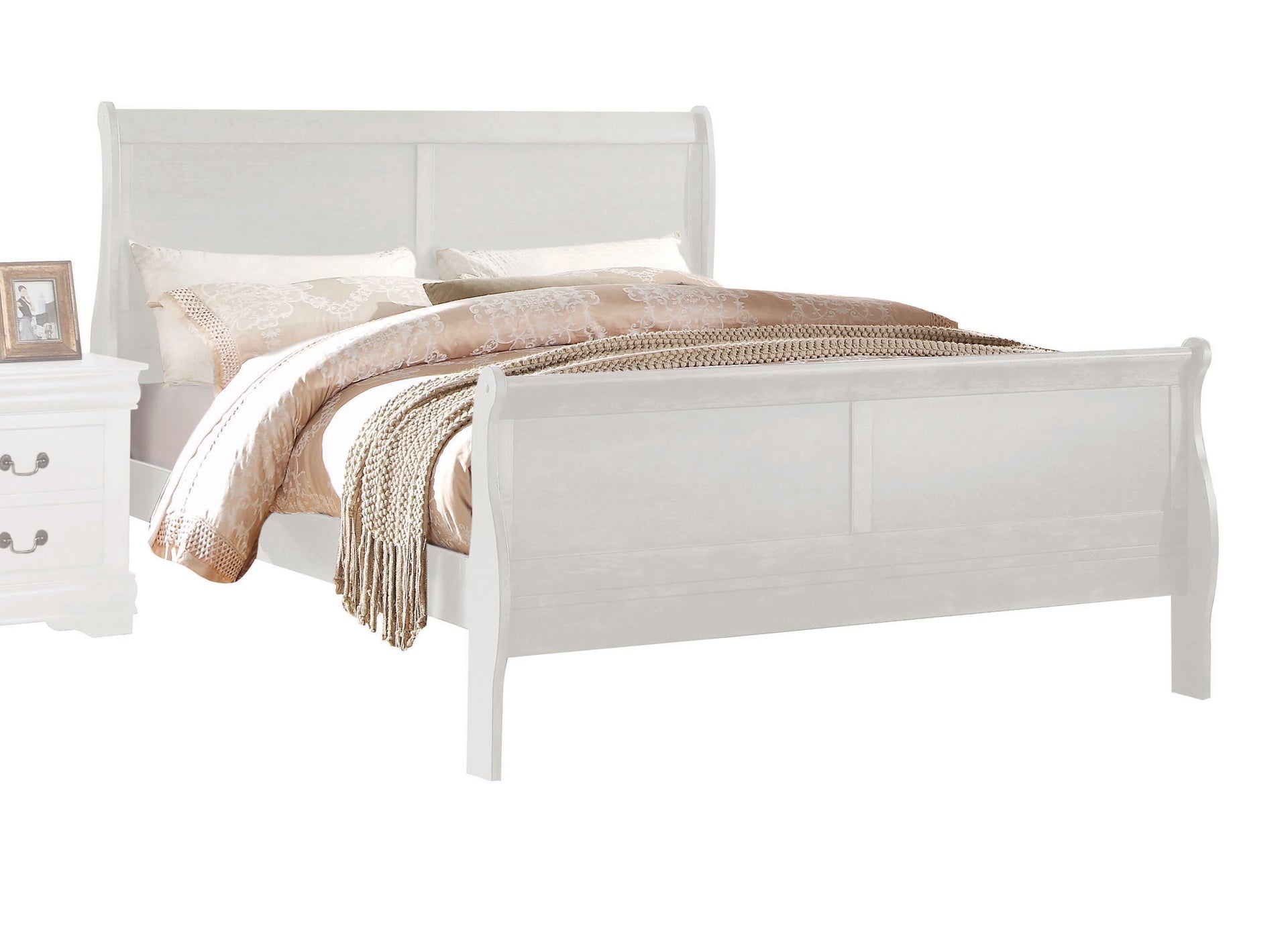 White Twin Bed