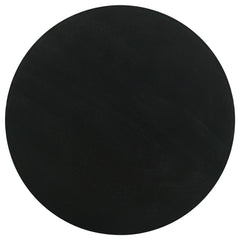 Black Stain Pedestal Accent Table