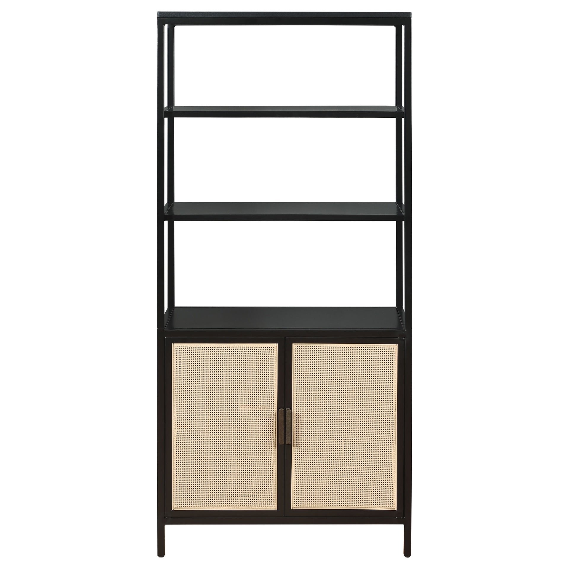 Kenneth Black 3-shelf Radio Weave Accent Cabinet