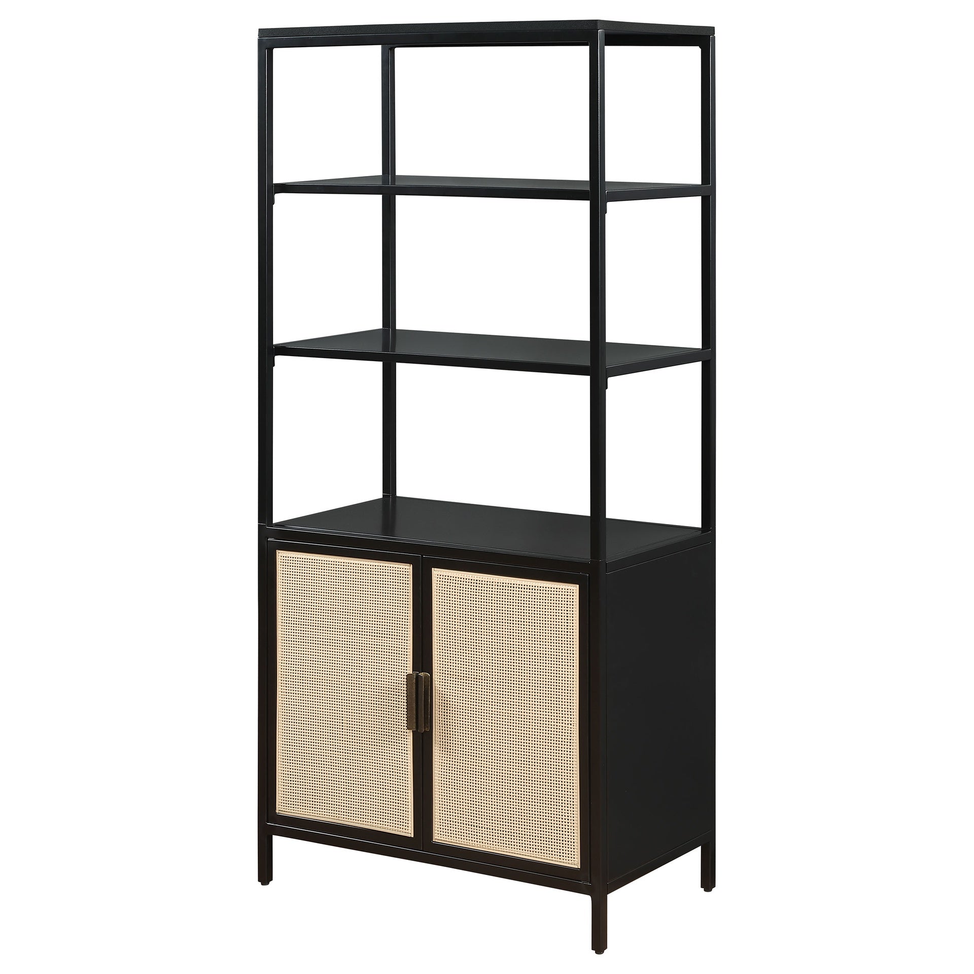 Kenneth Black 3-shelf Radio Weave Accent Cabinet