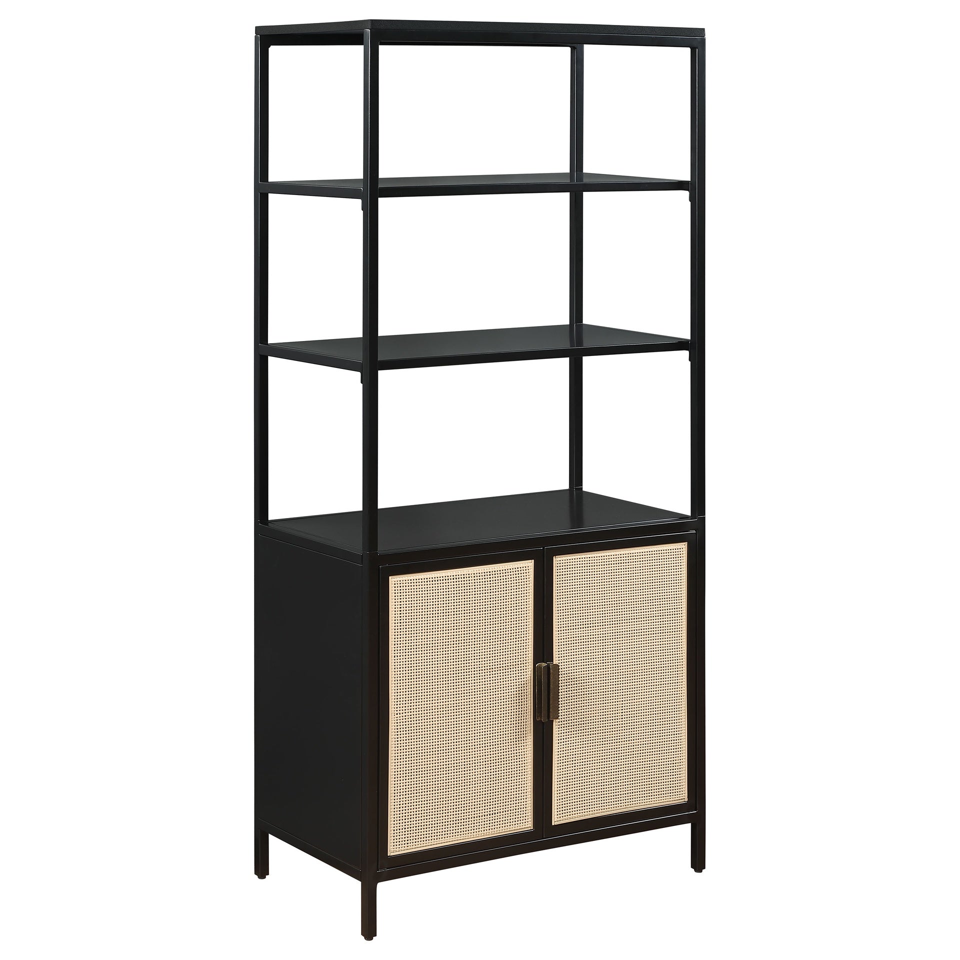 Kenneth Black 3-shelf Radio Weave Accent Cabinet