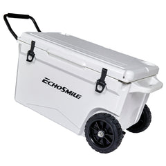 60Qt New White Insulated Box With Wheels