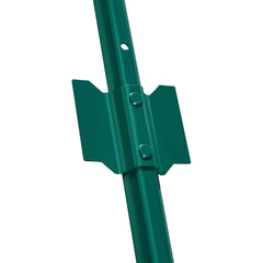 7 Feet Fence Post 10 Pack T-Post Heavy Duty Metal Fence Posts Green