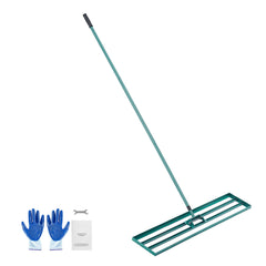 Lawn Leveling Rake, 48"x10" Level Lawn Tool, Heavy-duty Lawn Leveler with 78" Steel Extended Handle, Yard Leveling Rake Suit for Garden, Golf Lawn, Farm