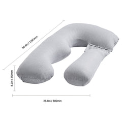 Pregnancy Pillow U-Shaped Full Body Maternity Pillow Ultra-Soft and Breathable