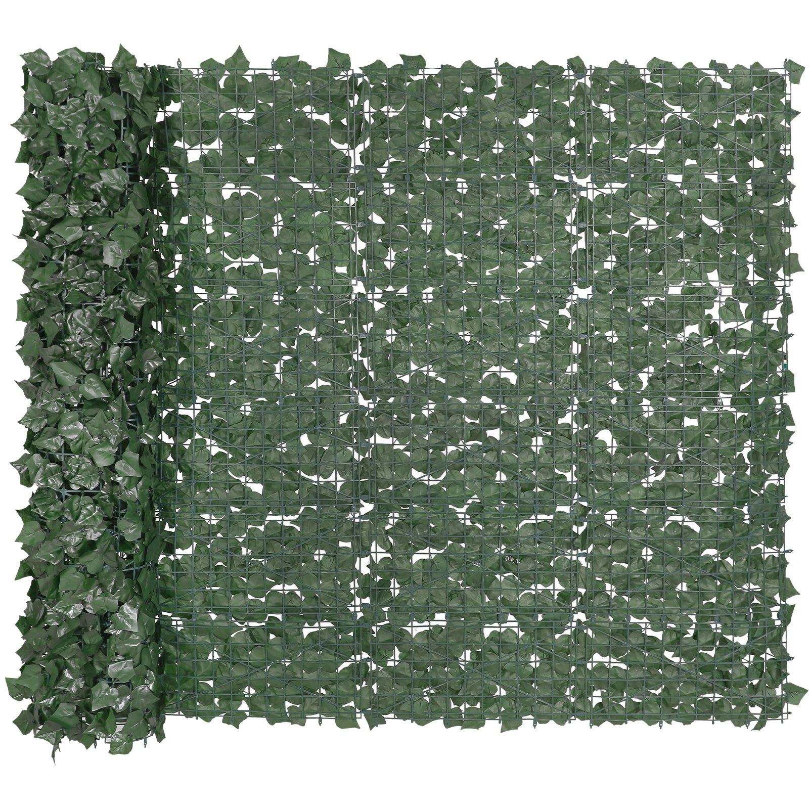 Ivy Privacy Fence, 59 x 98 in Artificial Green Wall Screen, Greenery Ivy Fence with Strengthened Joint, Faux Hedges Vine Leaf Decoration for Outdoor Garden, Yard, Balcony, Patio Decor