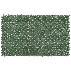 Ivy Privacy Fence, 59 x 98 in Artificial Green Wall Screen, Greenery Ivy Fence with Strengthened Joint, Faux Hedges Vine Leaf Decoration for Outdoor Garden, Yard, Balcony, Patio Decor