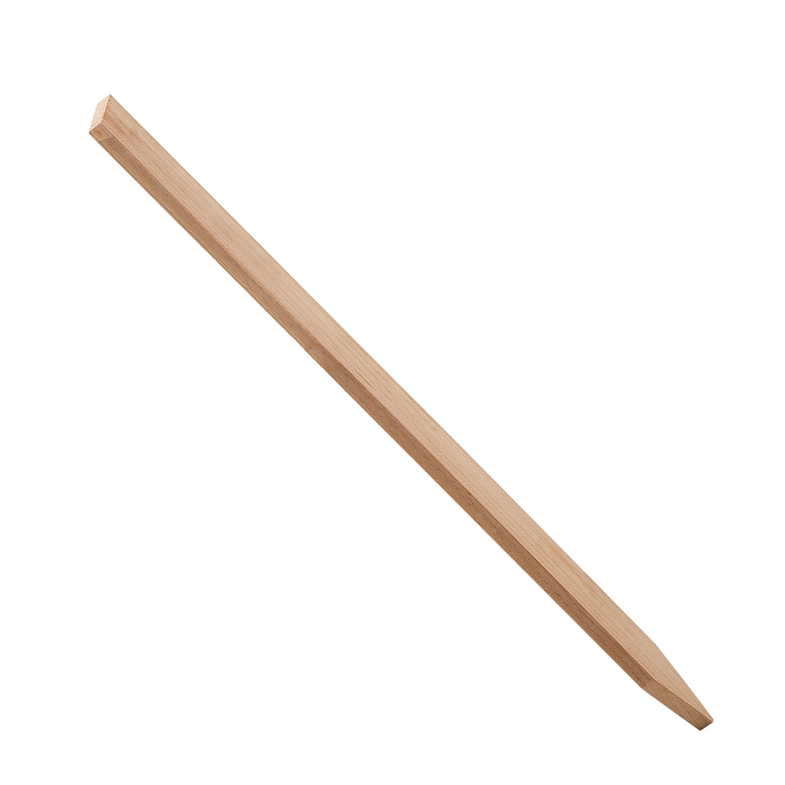 Wooden Garden Stakes, 25 Pcs 24 x 0.5 x1.5 in Survey Grading Stakes, Garden Ground Stake with Sharp Point, Fir Wood Plant Support Stake, Sign Posts for Silt Fence Backyard Boundaries Baselines
