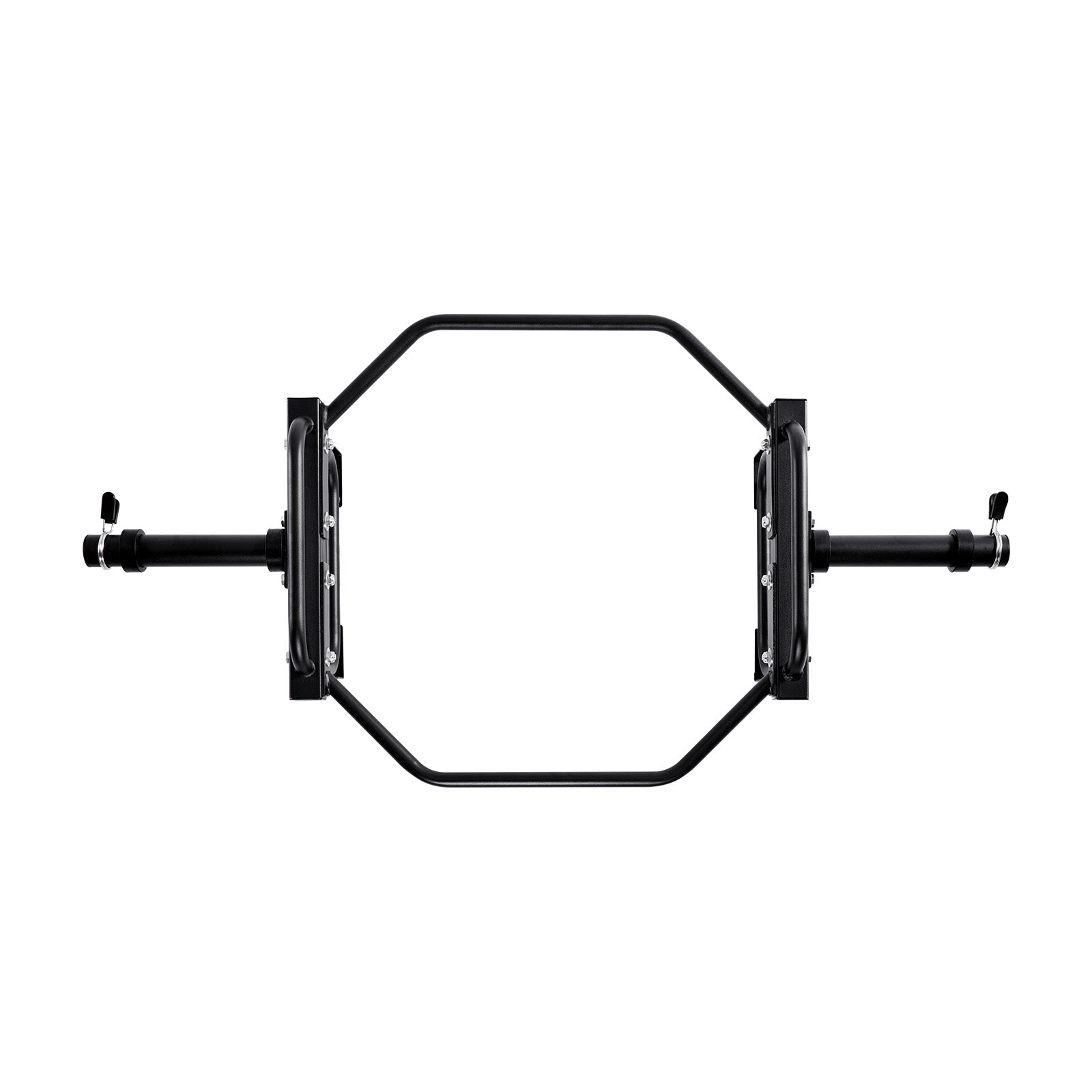 Trap Bar Hex Bar, 2-Inch Hex Barbell, 500 LBS Capacity Shrug Bars, Weightlifting and Strength Training Equipment, Home Gym for Squats, Deadlifts, Shoulder Presses, Black