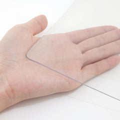 96 x 42 Inch Clear Table Cover Protector, 2mm Thick Clear Desk Protector Table Pads, Plastic Tablecloth Table Protector for Dining Room Table