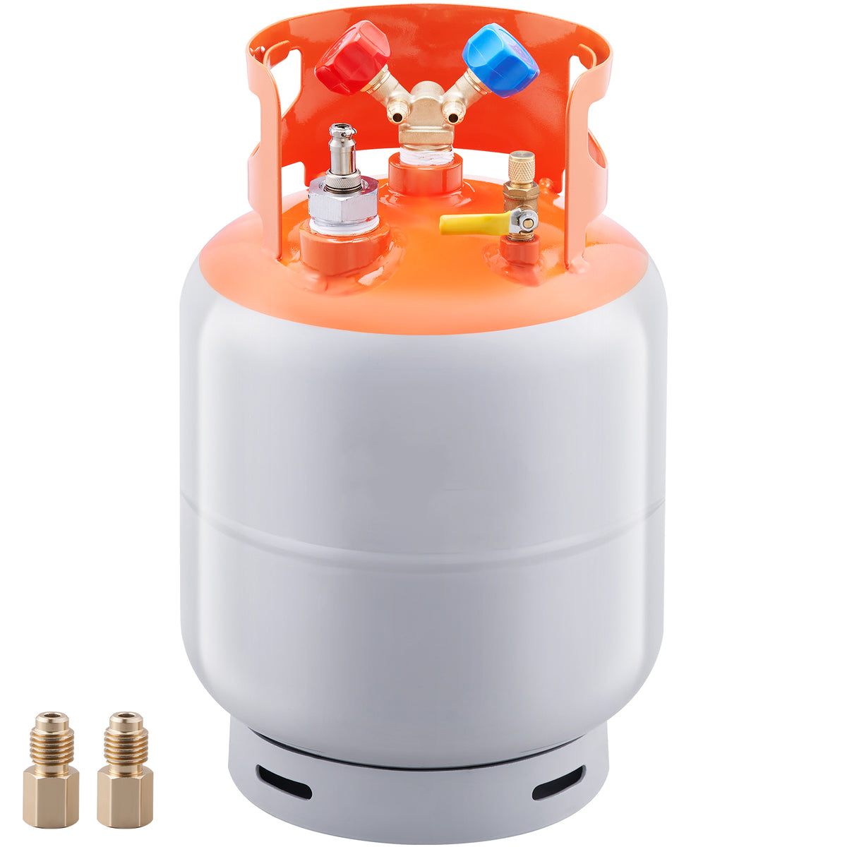 Refrigerant Recovery Reclaim 30lb Cylinder Tank with Floating Switch