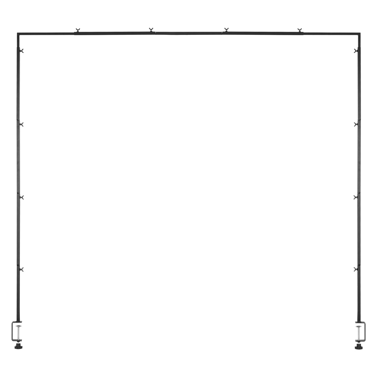 Over The Table Rod Stand Metal Arch Frame 28"-98" Length Adjustable Clamp Decor